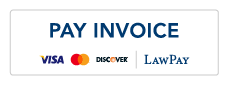Pay Invoice button VISA, MC, Discover, LawPay